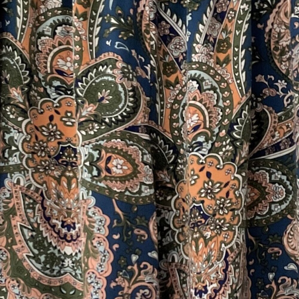 BOHO WIDE LEG PANTS TROUSERS ELASTIC WAIST LIKE NEW - Picture 11 of 15